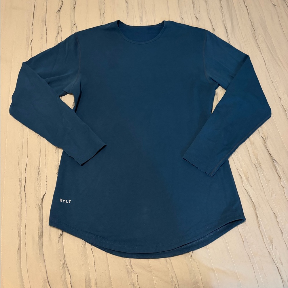 BYLT Drop Cut Long Sleeve Lux Shirt | Size S